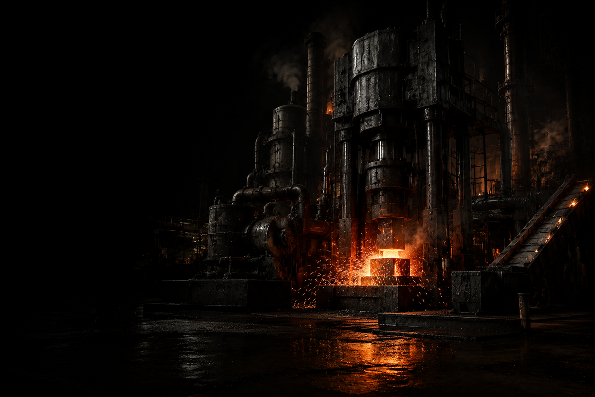 Industrial sounds inside KICK WARFARE